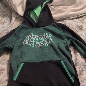 Under Armour Kids Hoodie in Green and Black